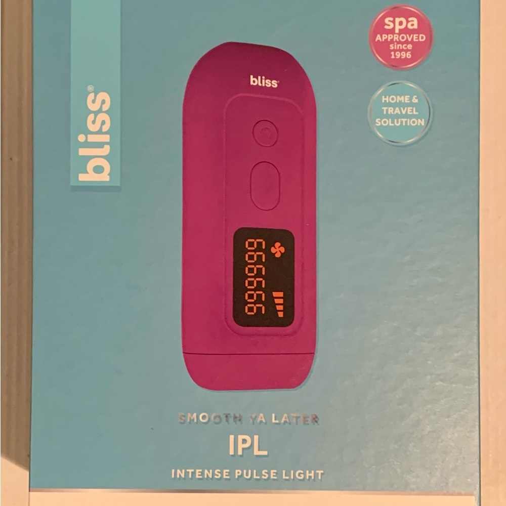 Bliss Brand Pink IPL Hair Removal Device